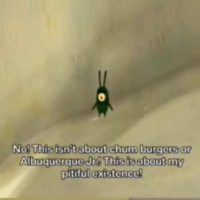 Plankton gets FUCKING flung into orbit