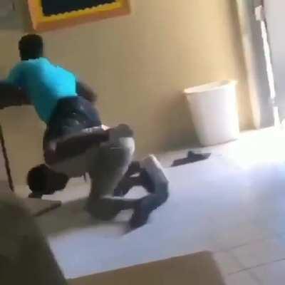 Talk about a chaotic fight..