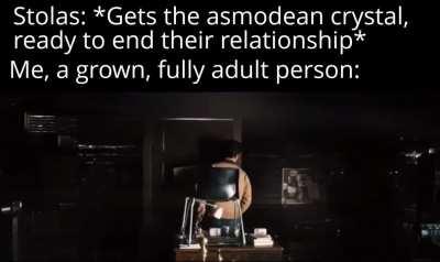 I'm a grown man, I'm an adult..