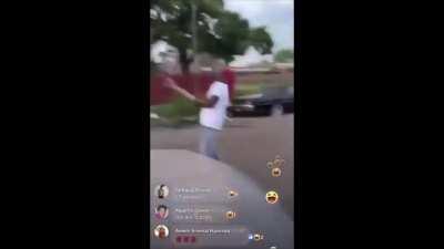 Homemade rocket launcher ... only in Chicago 😂😂