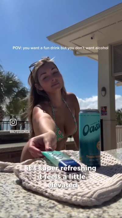 Alyssa (BB24) doing an ad