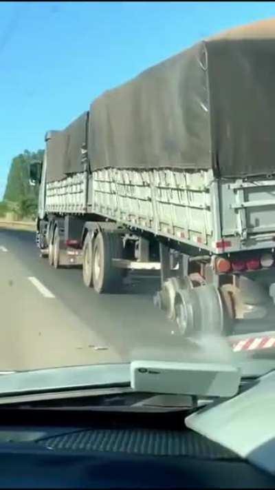 Driving on a highway like this is a very bad idea