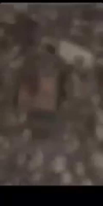 Dumbass runs over red light, gets flipped!