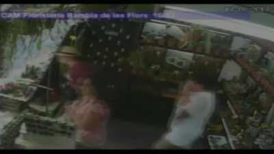 New released CCTV footage showing 2017 Barcelona attacker, Younes Abouyaaqoub, driving into people on Las Ramblas before fleeing on foot. 15 people died in the attack and 137 were injured.