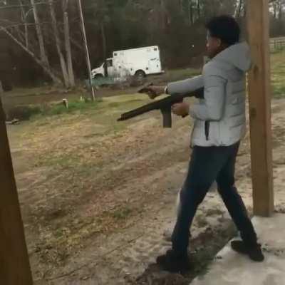 Professional leg shooter.