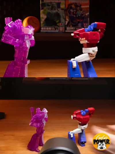 Transformers dance battle stop motion animation by 