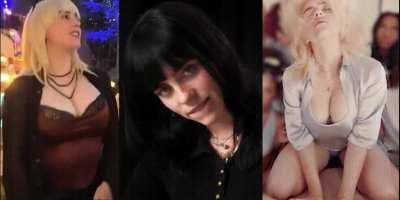 Billie Eilish has been teasing you all night at the party. Back in the hotel room she gives you this look & climbs on top of you to tell you that you are now her obedient plaything. How do you react?