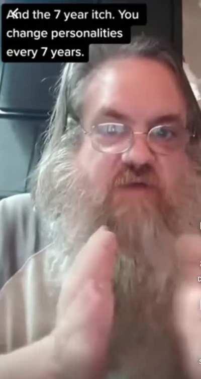 Eat a piece of gum every 7 years