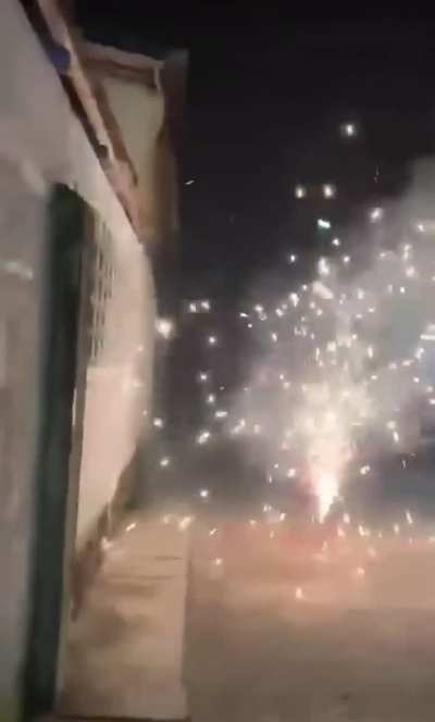 Happily celebrating the new year and then