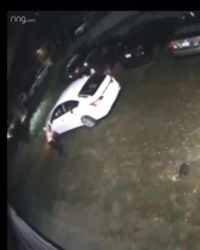 a man protects property and family from robbers 3 times with a gun