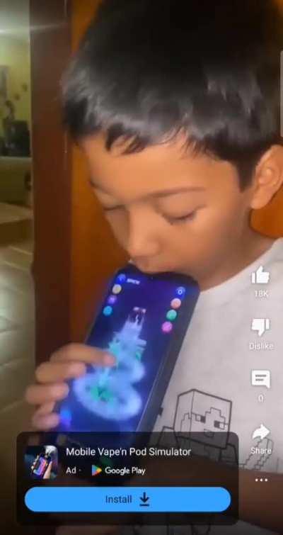A vaping app for kids 