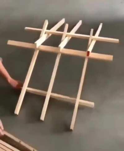 How to build a Da Vinci bridge.