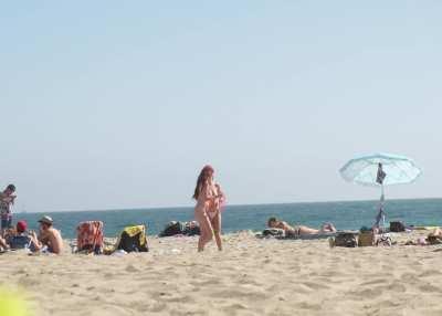 Stealing each others bikini tops