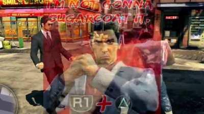Kiryu will Never Sugarcoat it again.