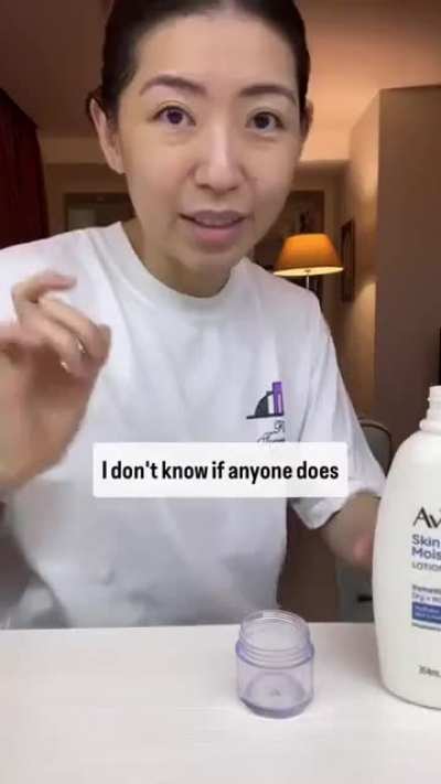 Getting the full value out of a old bottle of lotion