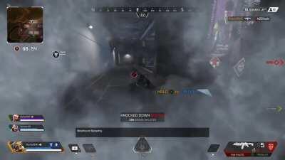 Squad mates happened to slide up at the best time