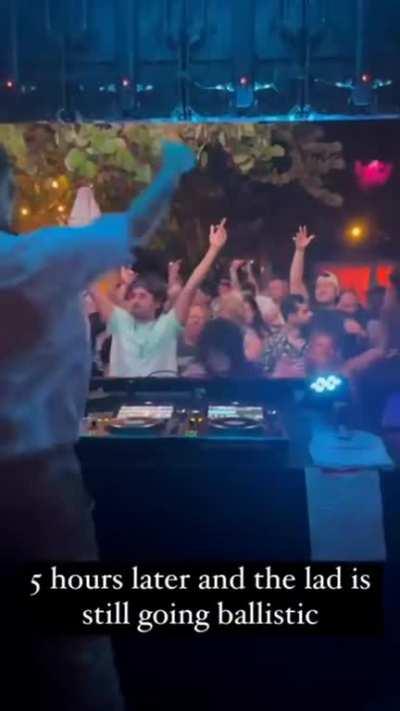 The man can f**kin’ go!