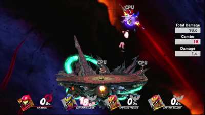 The screw attack on Samus is dangerous...