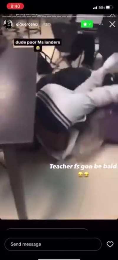 Poor Miss Landers 😢