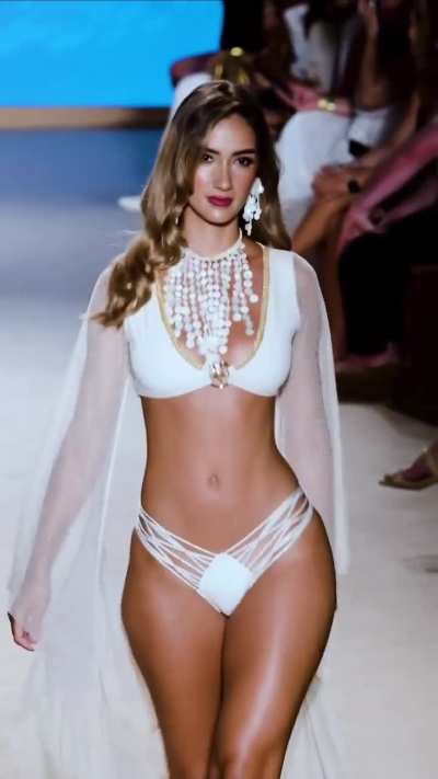 'Priscilla brought the moment to life — walking for @saltymermaidswim under the lights of Paraiso Miami Swim Week' | IG May 2025