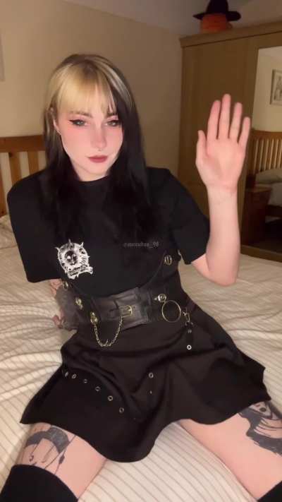 What’s your reaction if I ask you to focus on my girlcock exclusively?
