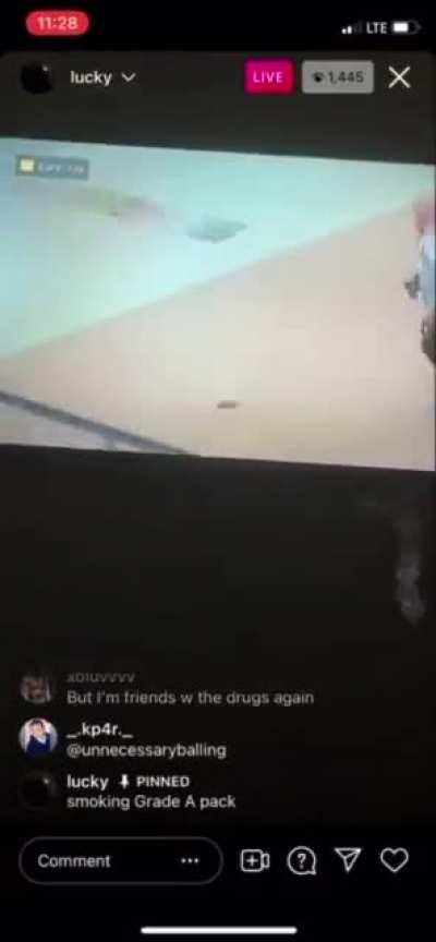 Already dead from lucky's ig live