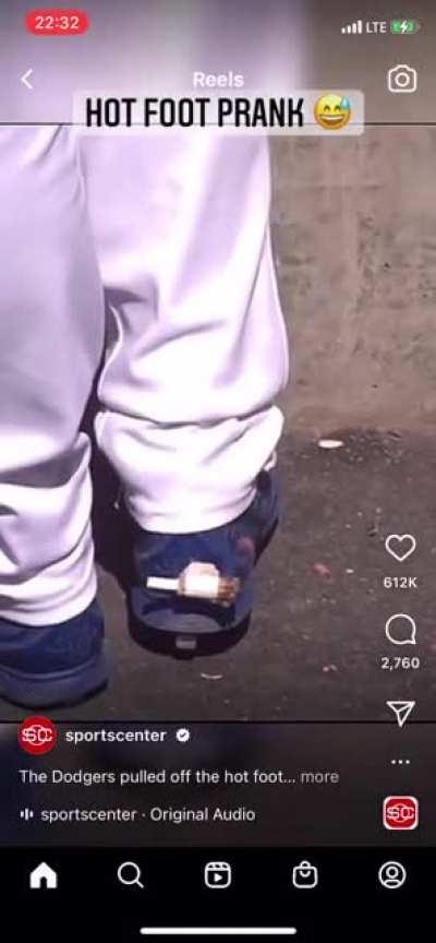 The Los Angeles Dodgers just being dudes 😂