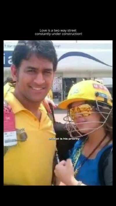 'Cricket was his priority, and he's my priority'