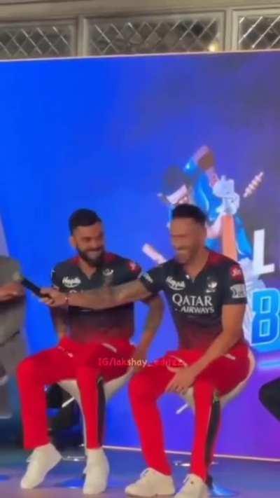 Faf duplesis by mistake says - “Ee Sala Cup Nahi”