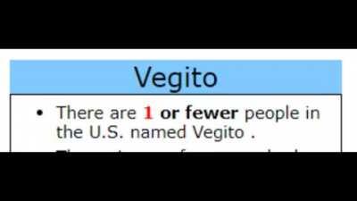 Is your name Vegito?😳