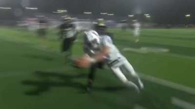 My son is interning with the local news station. Had his first sideline collision with a player (he’s fine.)