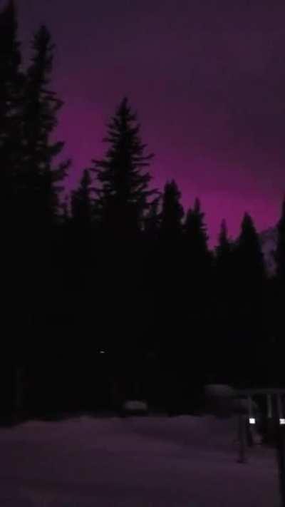 Brighton, Utah this morning just moments before the huge storm hit