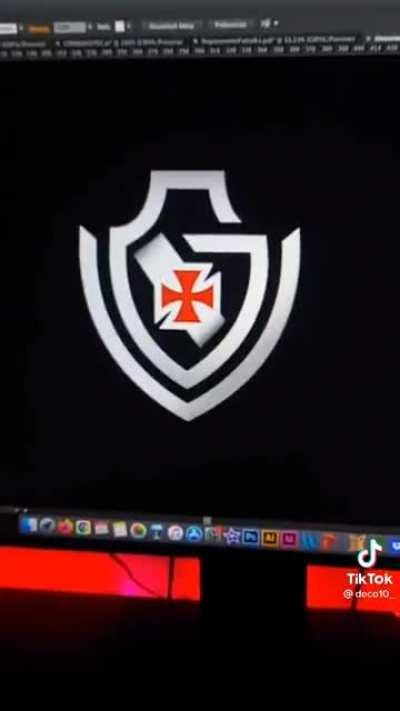 E se o logo do Vasco fosse atualizado igual ao do FC Nantes? — TikTok: @deco10_
