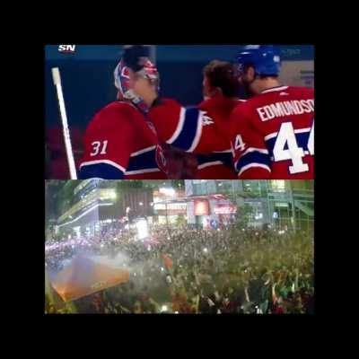 THE BOYS ELIMINATED VGK SO I EDITED THE SN FEED AND THE OUTSIDE VIEW CLIP TOGETHER! GOOD FUCKING STICK LEHKY!