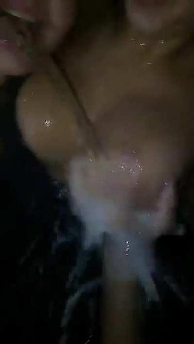 Boobs Grabbing at the Party under Champagne shower