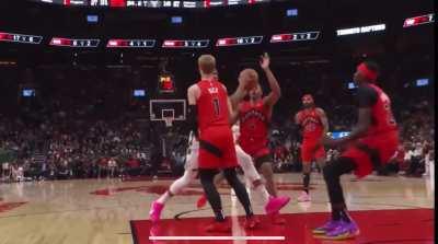 [Highlight] Rookie Gradey D!ck Takes a Charge Against Giannis, Leads to Turnover