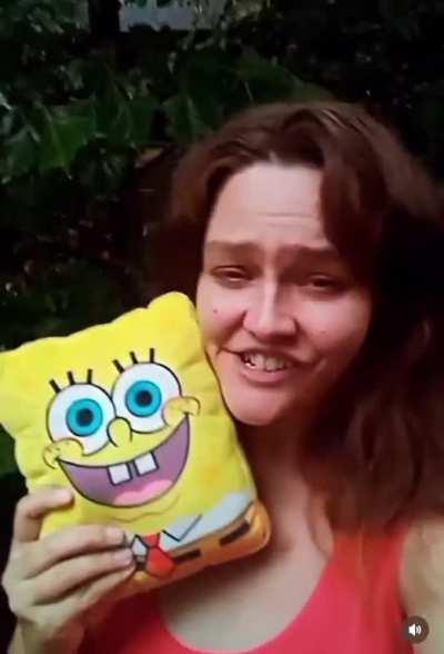 Her entire account is dedicated to having a crush on SpongeBob, not satire