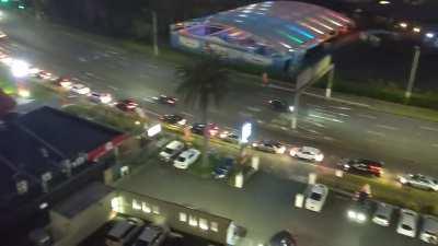 It's been like this for the last hour