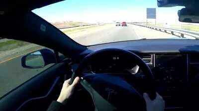 There are no slow Teslas (Model S 75D)