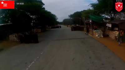 Myanmar/Burma-Taungtha PDF raid a junta checkpoint near the Kyaukpadaung road. 2 soldiers and police dead. 11 soldiers as POWs (May 22; music from source)