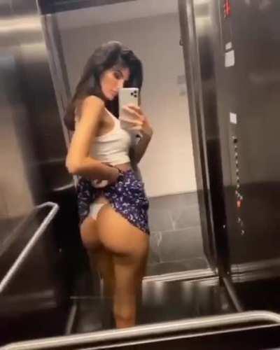 Imagine the silence afterwards together in the lift !!