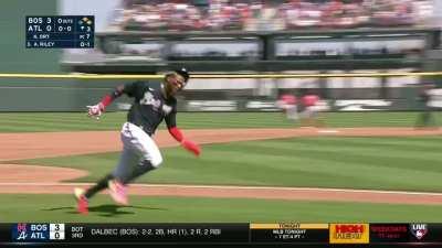 [Highlight] [Highlight] Matt Olson homers to bring the Braves within one of the Red Sox.