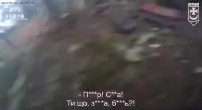 Russian gets shot in the face in the trenches 