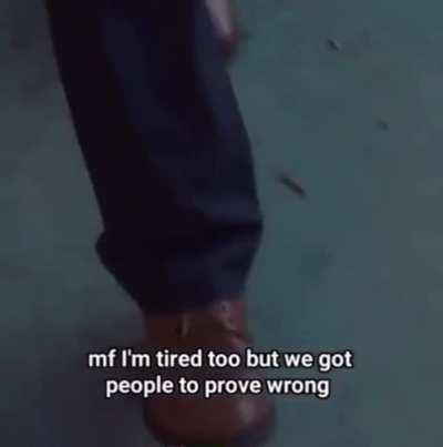 keep pushing, we can all beat this