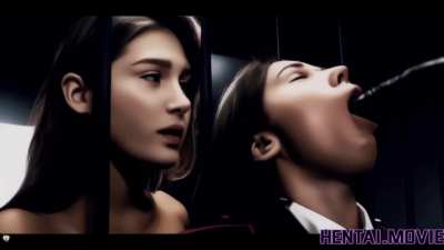 Sexy warden attacked and cock stuffed by tentacle monster 