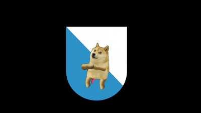 Ds Wappe vo Züri isch abstrakt-ziitlos. Nach der Machtübernahm vom Doge Hung über d’Kantön chas aber mit ämene zuesätzleche Elemänt No ziitloser gmacht wärde