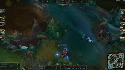 The amazing reaction time of my friend.