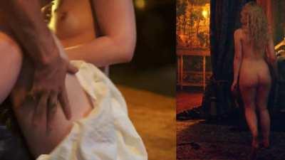 Elle Fanning's ass and titties