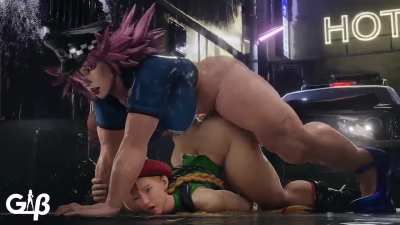 Poison pounds Cammy's ass to makes sure she learns her lesson (IGeneralButchI)