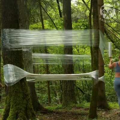 Ever heard of a hammock, or a tent?